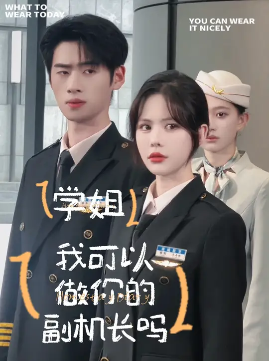 学姐我可以做你的副机长吗高清海报